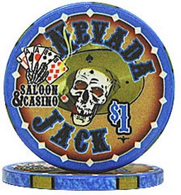 Nevada Jacks 1 Dollar Chips Sold by the Roll, AGS-NJ1